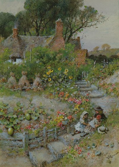 Bauerngarten im Sommer von William Stephen Coleman